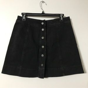 Madewell Mini & Short Black Skirt